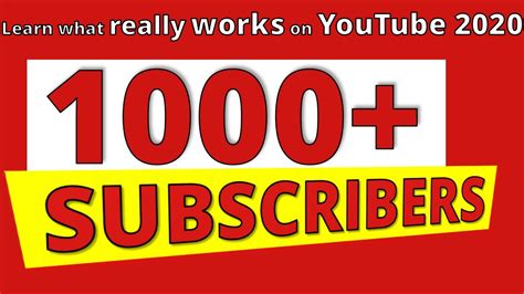 How To Get 1000 SUBSCRIBERS On YouTube FREE YouTube