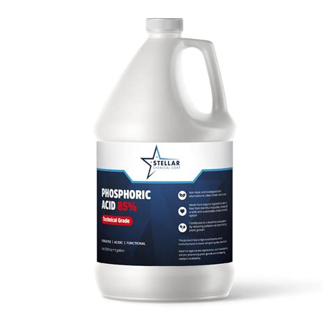 Stellar Chemicals Phosphoric Acid Technical Grade Gallon