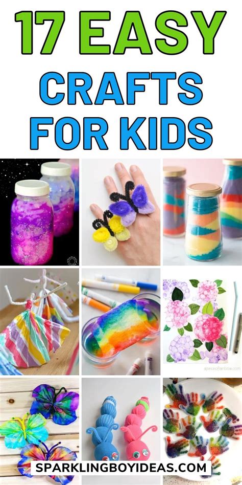 17 Fun Easy Crafts For Kids - Sparkling Boy Ideas