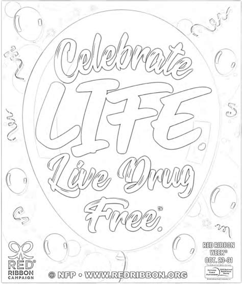 Drug Awareness Coloring Coloring Pages