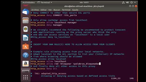 Como Instalar Y Configurar Ubuntu Y Proxy Squid Youtube