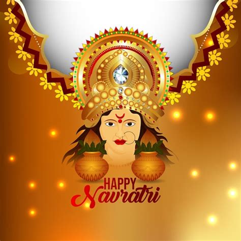 Premium Vector Vector Illustration Of Happy Navratri Celebration