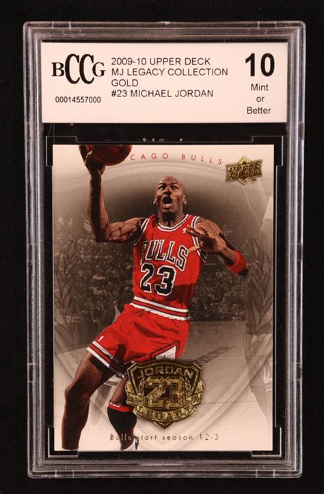 Michael Jordan Upper Deck Michael Jordan Legacy Collection Gold