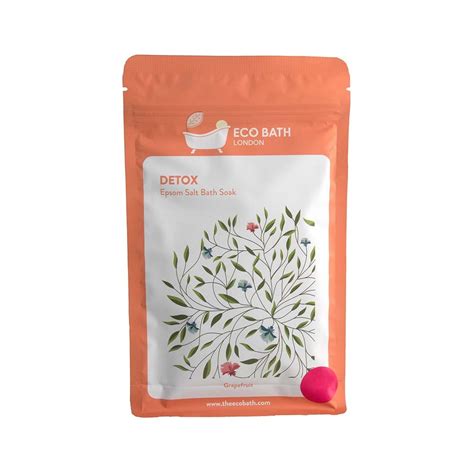 Köp Eco Bath Epsom Salt Detox Bath Soak Pouch 500g - Hälsokraft