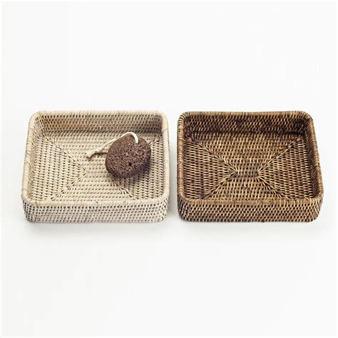 Decor Walther Basket Tab Rattan Tray Ambientedirect