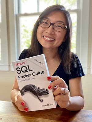 Alumna Alice Zhao Writes New Edition Of SQL Pocket Guide Inside Our