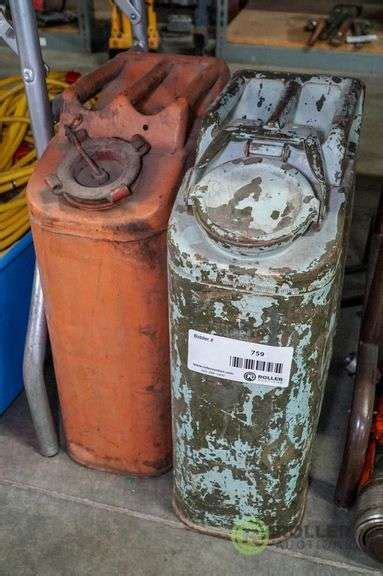 (2) Metal Fuel Containers - Roller Auctions