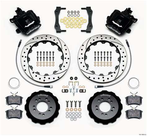 Wilwood Big Brake Kit Combination Parking Brake Caliper Slotteddrilled