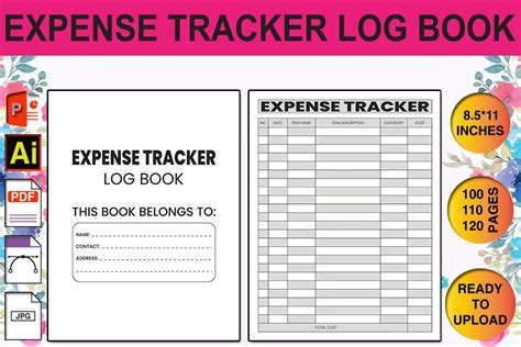 Expense Tracker Log Book Kdp Interior Graphic By Mb Studio Creative