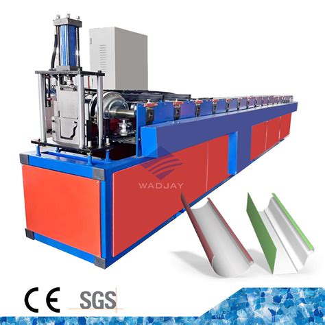 Metal K Style Rain Gutter Profile Cold Rolling Forming Machine