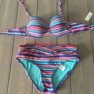 La Vie En Rose Swim La Vie En Rose Bikini Small Bandeau Top Medium