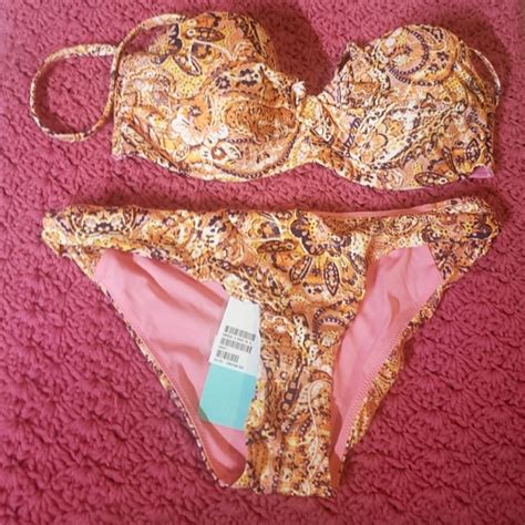 H M Swim Hm Paisley Bikini Set Poshmark