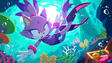 Blaze The Cat Sonic Rush Adventure Image By Sega 4216029