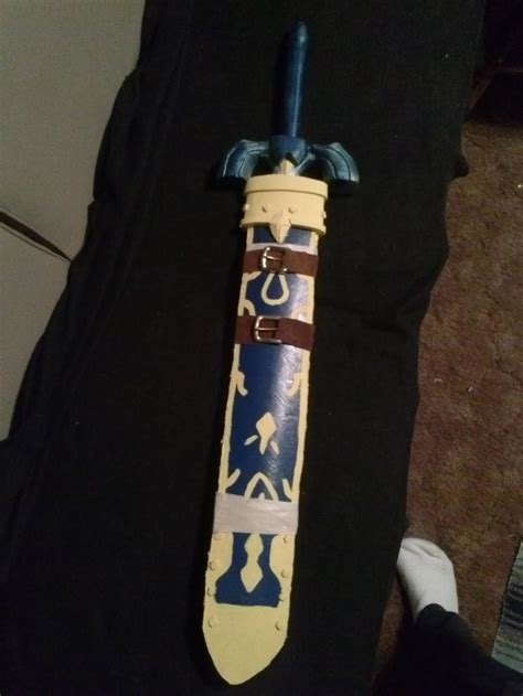 Ocarina of Time Master Sword Scabbard by Crowbariswin on deviantART