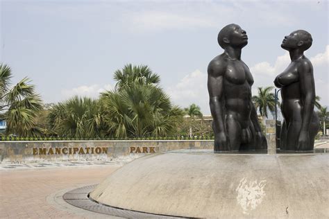 Jamaica Emancipation Park Statues In Kingston Jamaica Flickr