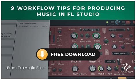 An Audio Player With The Title 9 Workflow Tips For Producing Music In