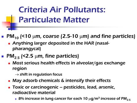 PPT Health Effects Of Air Pollution PowerPoint Presentation Free