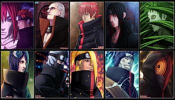 Illustration Anime Collage Red Naruto Shippuuden Kakuzu Brand