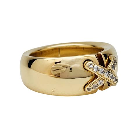 Bague Chaumet Lien Or Jaune Et Diamants