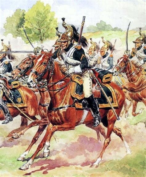 Imperial Guard Dragoons Empress Dragoons In The Oporządzeniu Field