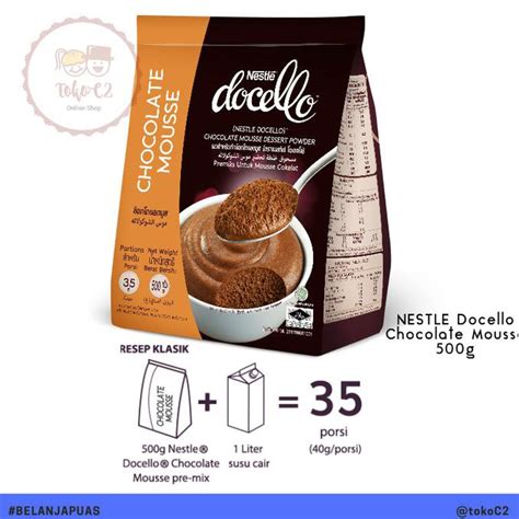 Jual Nestle Docello Chocolate Mousse Dessert Gr Shopee Indonesia