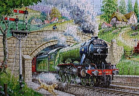 STEAM TRAINS AND JIGSAW PUZZLES: House of Puzzles