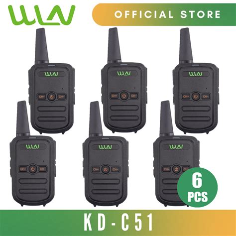 Wln Kd C W Channel Uhf Mhz Two Way Walkie Talkie Radio