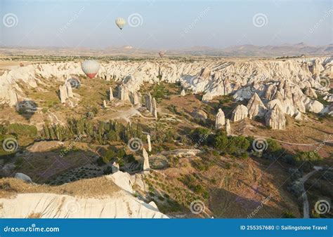 Hot Air Ballooning Over Cappadocia Stock Photo Image Of Nevsehir Aerial 255357680