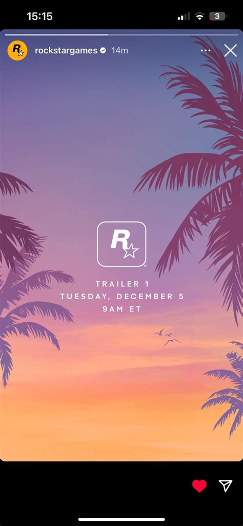 GTA 6 TRAILER CONFIRMED ON 5 DECEMBER 2023, 9 AM ET : r/GTA