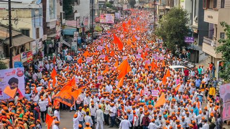 Maratha Quota Villagers In Maharashtras Dharashiv Launch ‘jail Bharo