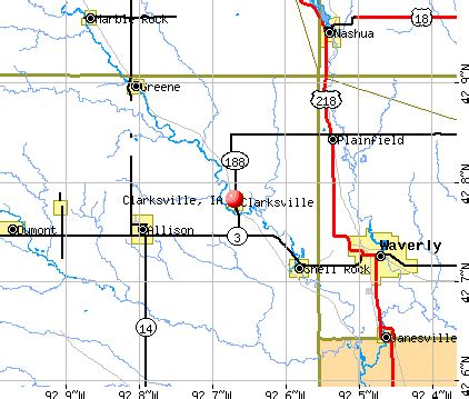 Clarksville, Iowa (IA 50619) profile: population, maps, real estate, averages, homes, statistics ...