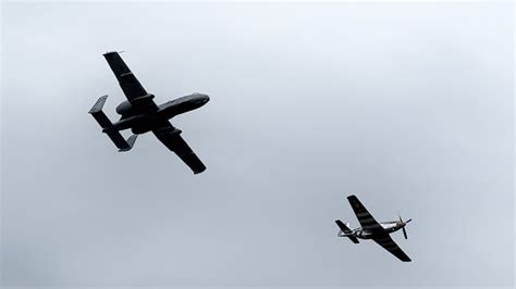 A 10 Warthog And P 51 Mustang Runway Pass 2022 Props And Pistons