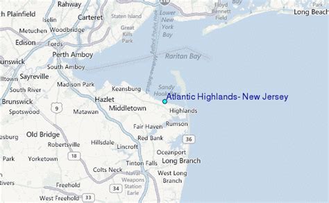 Atlantic Highlands, New Jersey Tide Station Location Guide