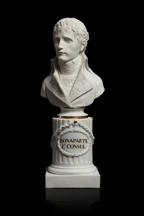 Proantic Bust Of Napoleon Bonaparte In Biscuit By Niderviller After B