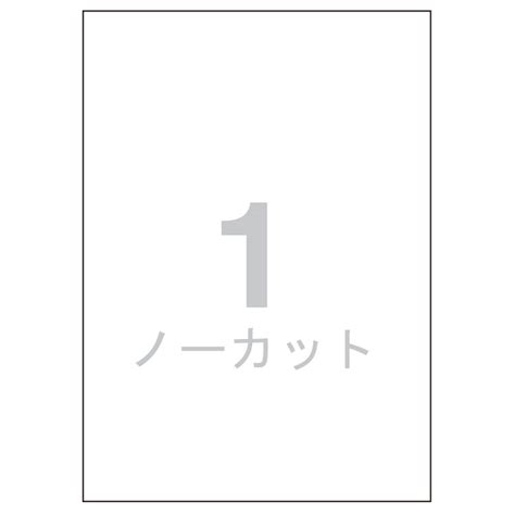 【ソロエルアリーナ】 アスクル ラベルシール マルチプリンタ 下地が透けないラベル ノーカット Ma 500skt 56221 1袋（20