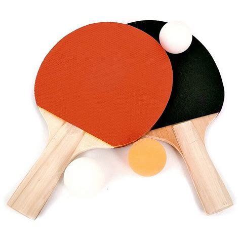 Pack Raquettes Ping Pong Face Lisse Et Picots Avec Balles Jouets Fr