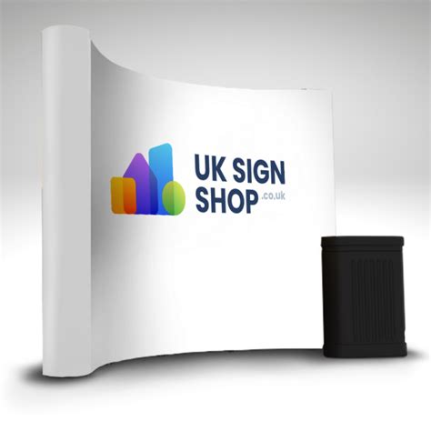 Curved Pop Up Banner Display Pop Up Display Uk Sign Shop