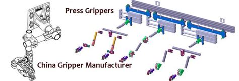 Metal Electric Actuator Press Gripper Max 60 Bar Operating Pressure