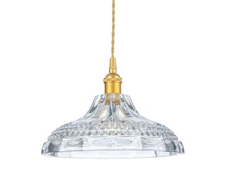 Firstlight 2905go Wilshire 1 Light Large Ceiling Pendant Light In Satin Gold With Clear