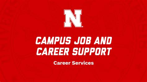 Campus Jobs And Career Support At Unl Nse Presentation Mediahub