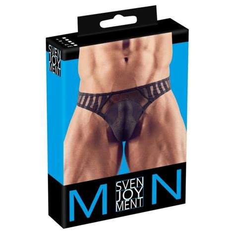 Tanga Svenjoy Hombre Negro T L Sensitive Deluxe Sex Shop