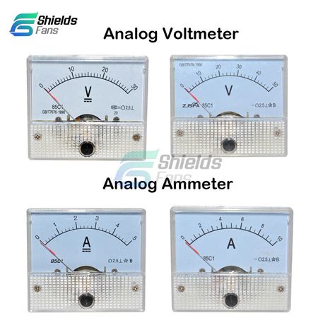 85c1 Dc 0 30v50v 0 5a10a Analog Panel Amp Volt Meter Ammeter Voltmeter Gauge Ebay