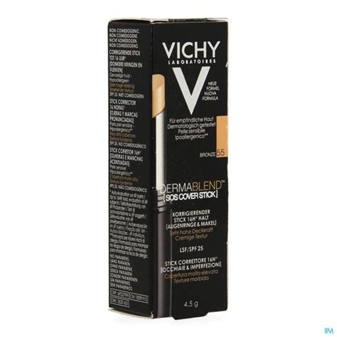 VICHY DERMABLEND SOS COVER STICK 55 14 H FOND DE TEINT 4 5 G Fonds De