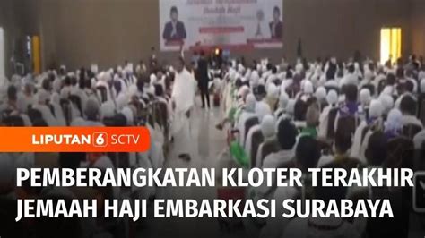 Pemberangkatan Empat Kloter Terakhir Jemaah Haji Dari Embarkasi