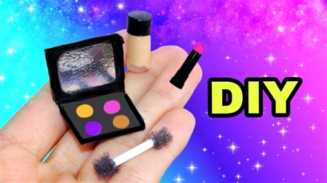 Diy Haz Maquillaje En Miniatura Que Pinta De Verdad Youtube