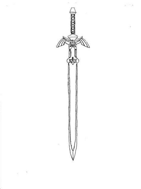 Sword Coloring Pages Free Printable Sword Coloring Pages