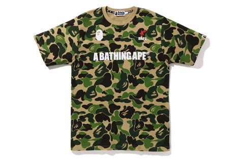 Bape Cut And Sewn Big Abc Camo A Bathing Ape Tee