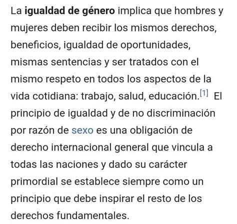 versión que resalte la igualdad de género Brainly lat