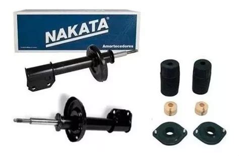 Par Amortecedor Dianteir Nakata Corsa Celta Prisma 2012 Kit