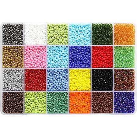 Amazon Tibaoffy Size Crafts Glass Seed Beads Mm Pony Beads